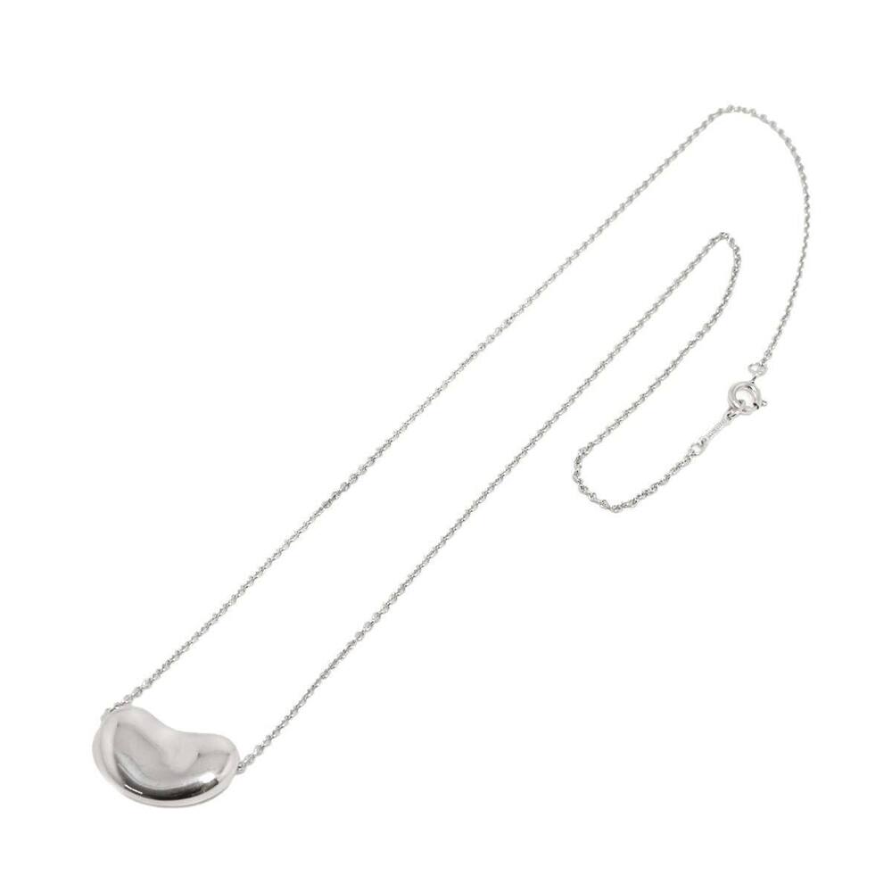 Tiffany Co Bean Necklace Silver Sv